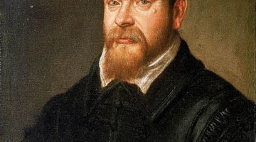 Portrait of seventeenth-century century Italian mathematician and astronomer Galileo Galilei