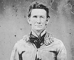 John Salmon Ford, photographed while serving as a Colonel in the Confederate 2nd Texas Cavalry during the War Between the States. Original photograph circa 1860 to 1865. (Via Wikimedia commons