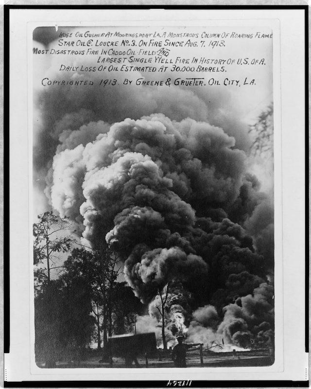 Fire at Mooring Sport, Louisiana, 1913