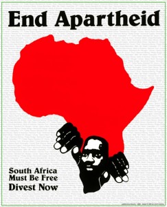Inkworks Press Anti-apartheid poster (1985). 