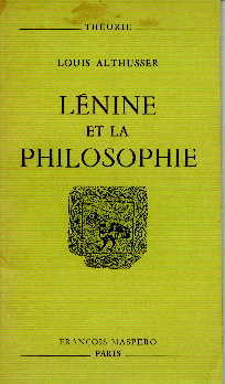 Front cover of the French edition of Lenin and Philosophy and Other Essays.
