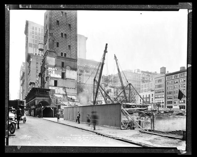 Image of the destroyed Madison Square Gardens. Via Museum of the City of New York
