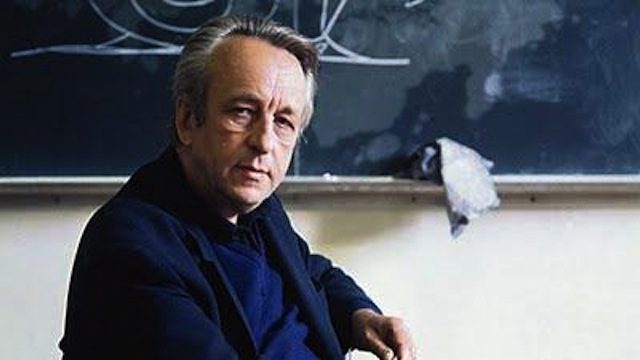 Pierre Louis Althusser in the classroom.