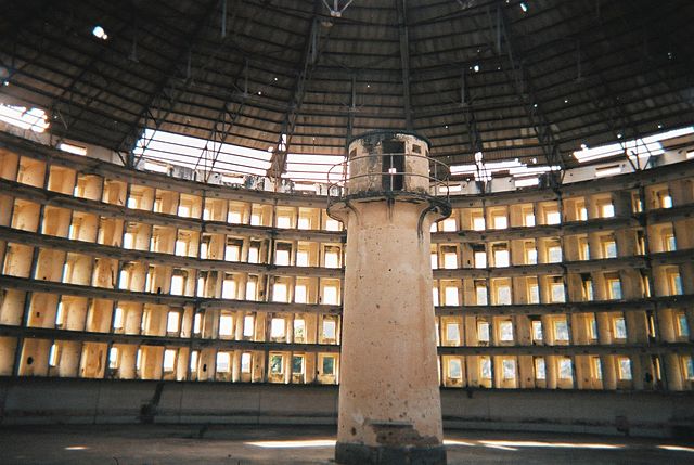 Presidio Modelo prison in Cuba, an example of a Panopticon penitentiary.