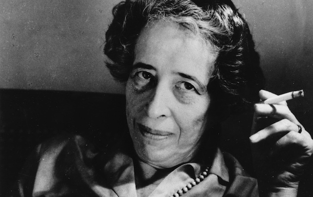 Hannah Arendt. Via The Nation.