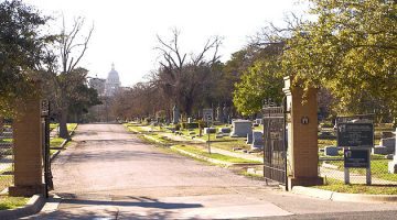 The Old Oakwood Cemetery Austin, Texas, United States. Via Wikipedia.