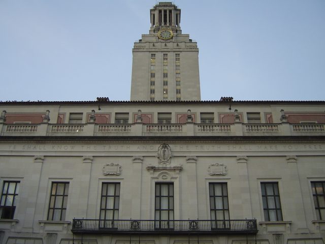 The Main Building at the University of Texas - Austin (via Wikimedia Commons).