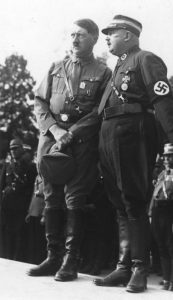 Nürnberg, Reichsparteitag 1933. Adolf Hitler und Stabschef Röhm.