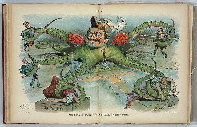 imperialism political cartoon octopus