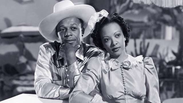 Eddie Anderson and Theresa Harris in Buck Benny Rides Again