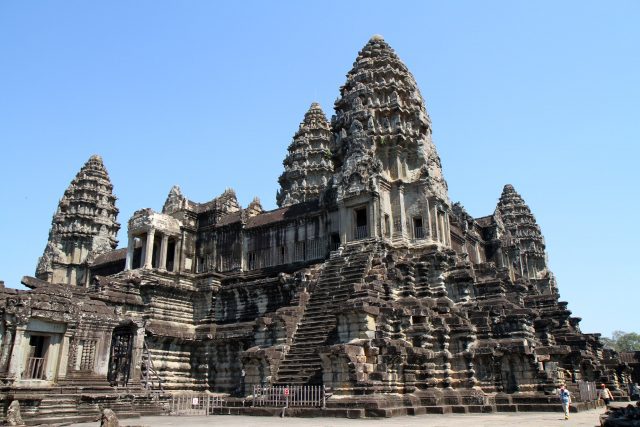 The five towers at Angkor Wat