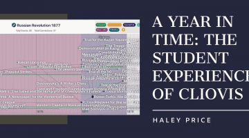 A Year in Time: The Student Experience of ClioVis