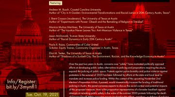 Prop A in the Context of Race and Policing in Austin, Texas: An Urgent Forum