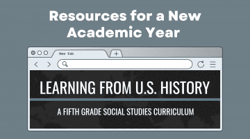 LEARNING FROM U.S. HISTORY - A fifth grade social studies curriculum
