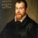 Portrait of seventeenth-century century Italian mathematician and astronomer Galileo Galilei