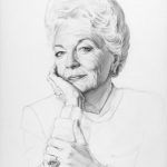 Black and white portrait of Texas Governor Ann Richards