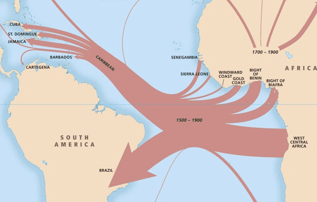 african slave trade map Mapping The Slave Trade The New Archive No 10 Not Even Past african slave trade map