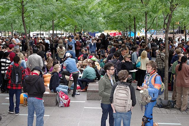 The Occupy Movement began on September 17, 2011, in Zuccotti Park, New York. 