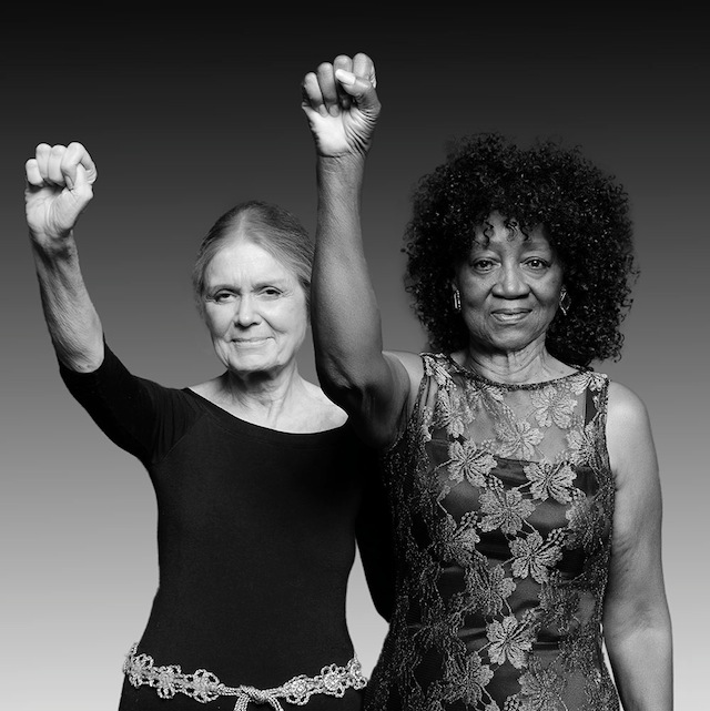 Gloria Steinem and Dorothy Pitman Hughes in 2014.