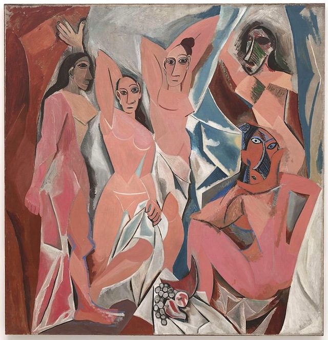 Les Demoiselles d’Avignon (1907) by Pablo Picasso. Courtesy of Art Resource, NY. 