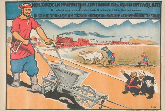 urging_peasants_to_speed_up_cotton_production_-_russian_and_uzbek_tashkent_1920s_mardjani