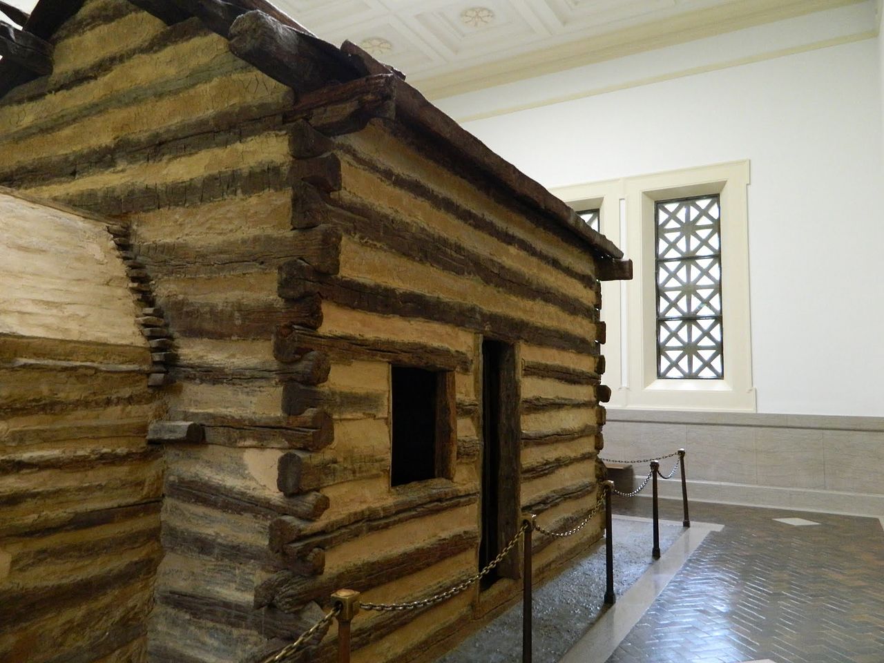 lincoln log cabin