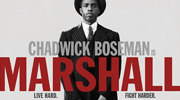 Movie poster of the movie Marshall: Live Hard. Fight Harder featuring Chadwick Boseman