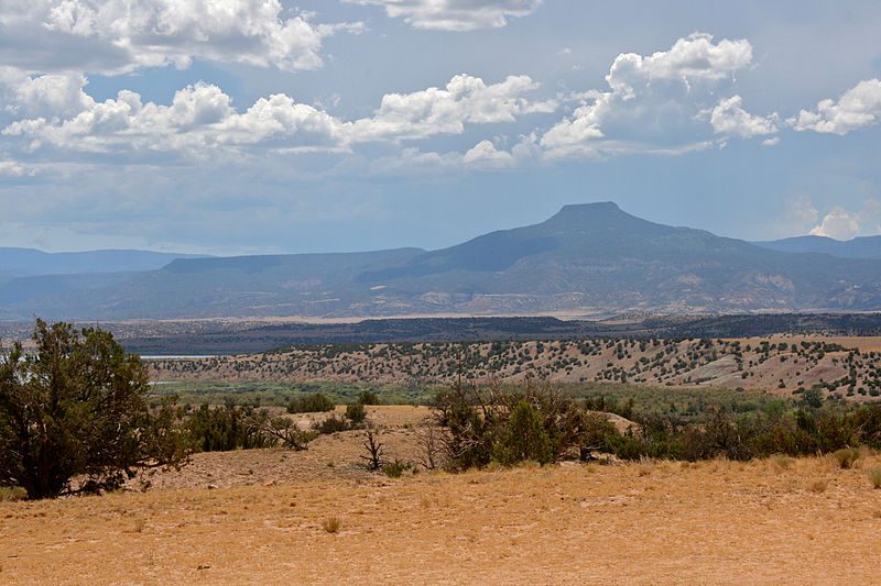 Cerro Pedernal, viewed from Ghost Ranch near Abiquiu, New Mexico