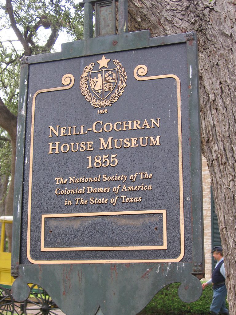 Photograph of Historical Marker at the Neill-Cochran House Museum