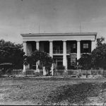 Black and white image of the Neill-Cochran House