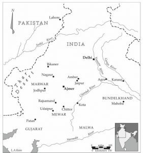 Chauhan Ruling Map Ras The Last Hindu Emperor - Not Even Past