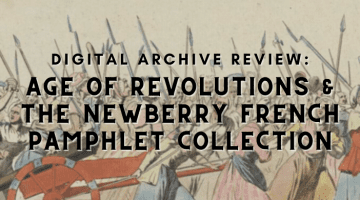 Age of Revolutions and the Newberry French Pamphlet Collection