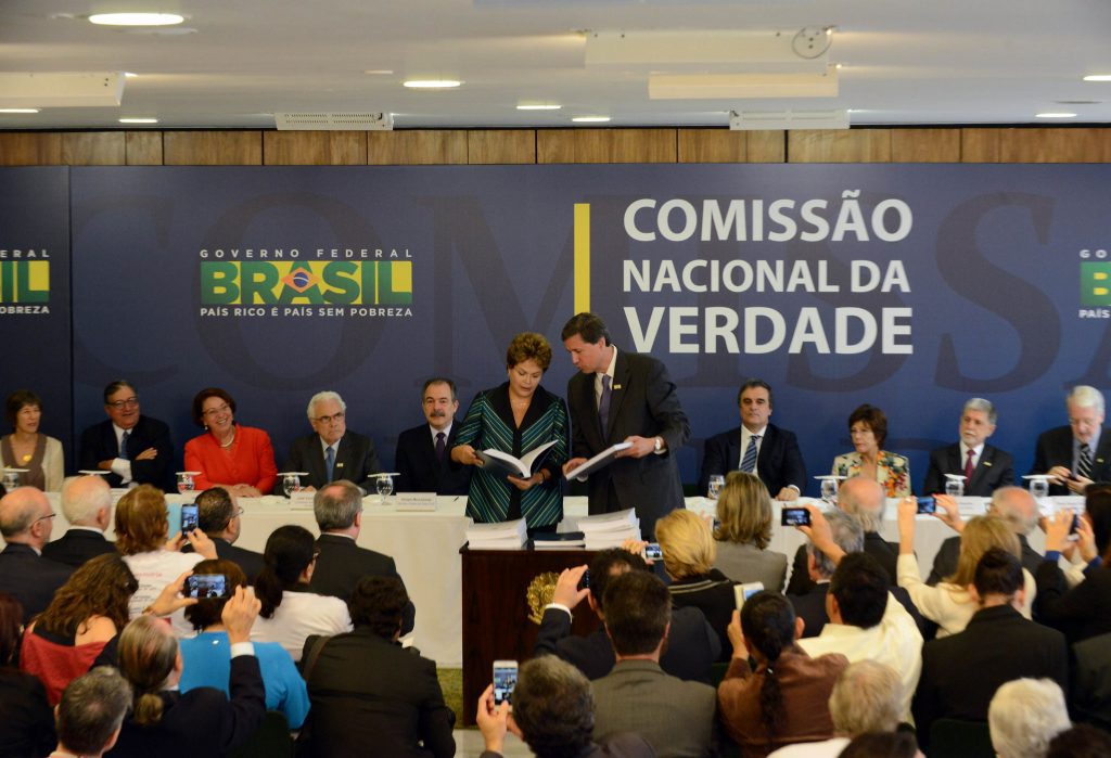 Members of the National Truth Commission delivers its final report to President Dilma Rousseff in 2014