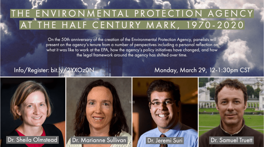 IHS Panel: "The Environmental Protection Agency at the Half Century Mark, 1970-2020"