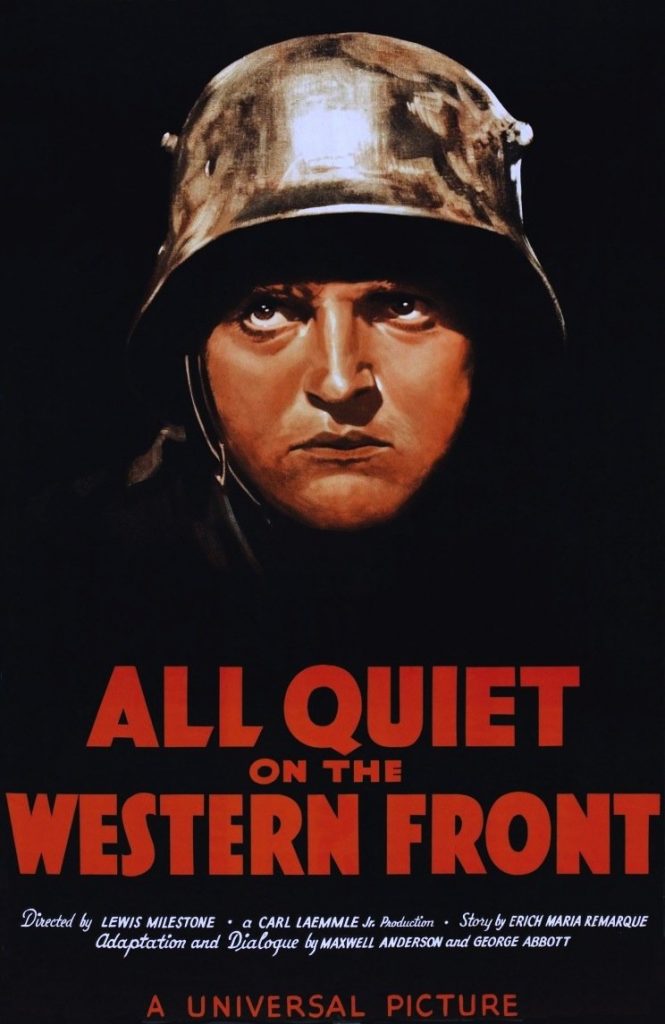 movie poster for all quiet on the western front