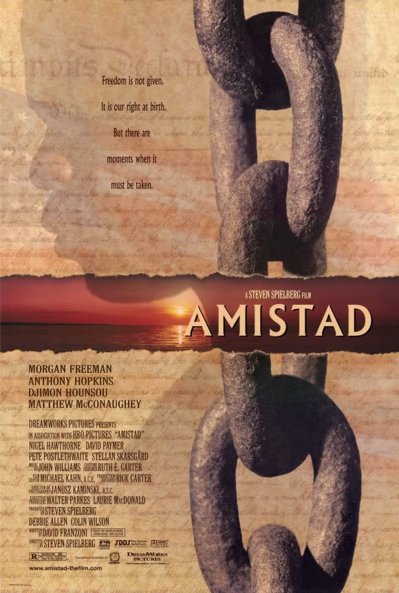 movie poster for amistad