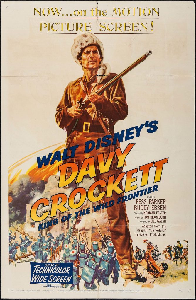 movie poster for davy crockett