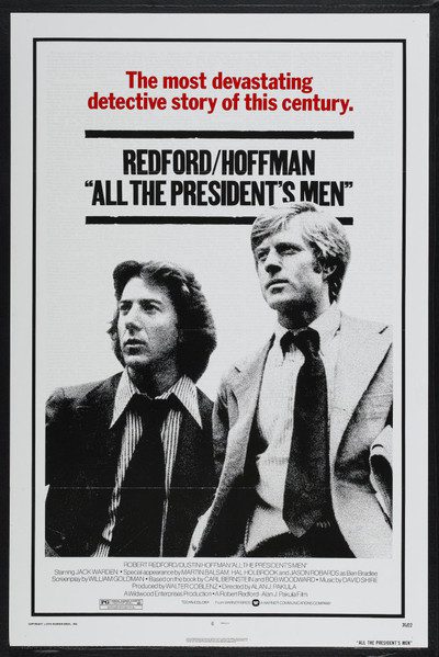 movie poster for all the president's men