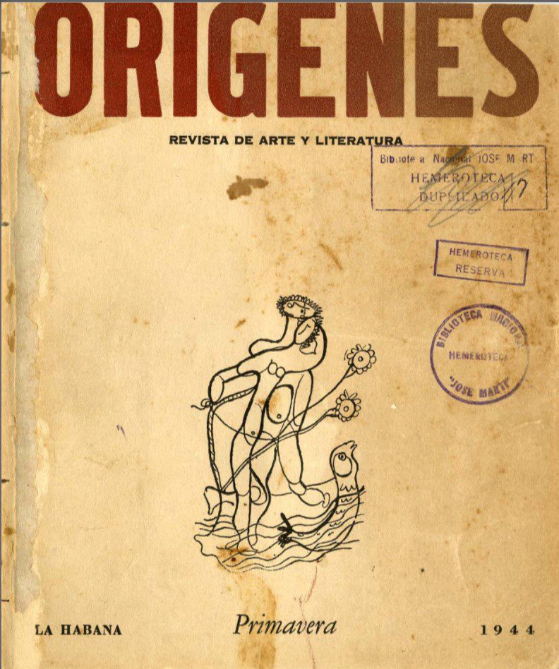 Cover of the first issue of Orígenes in spring 1944