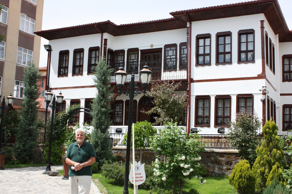 Bob in front of the ethnographic museum in Yozgat that became the cousins’ proxy house.