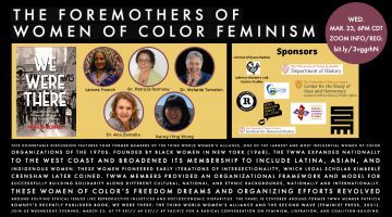 Roundtable: "The Foremothers of Women of Color Feminism"