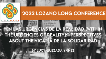 “En las urgencias de la realidad [Within the urgencies of reality]:” Perspectives about the Vicaría de la Solidaridad