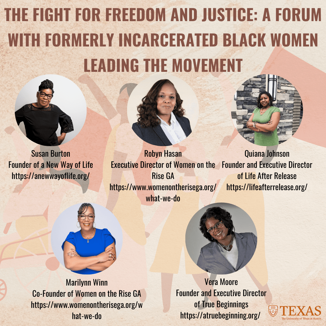 The Fight for Freedom and Justice: A Forum with Formerly Incarcerated