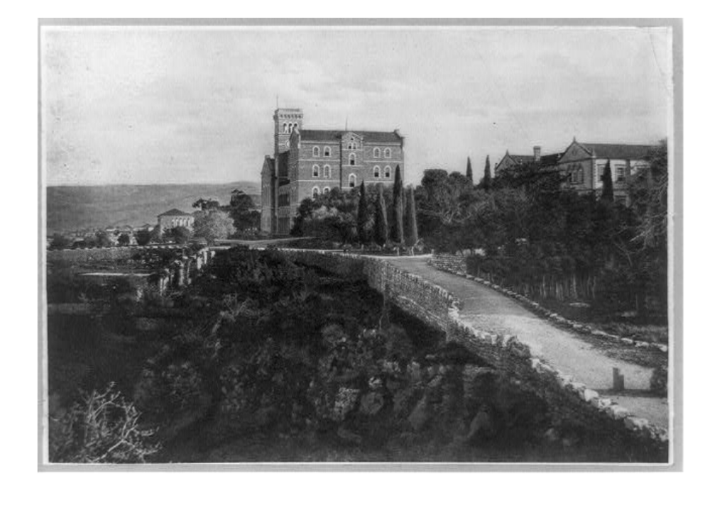 American university of Beirut in 1920 