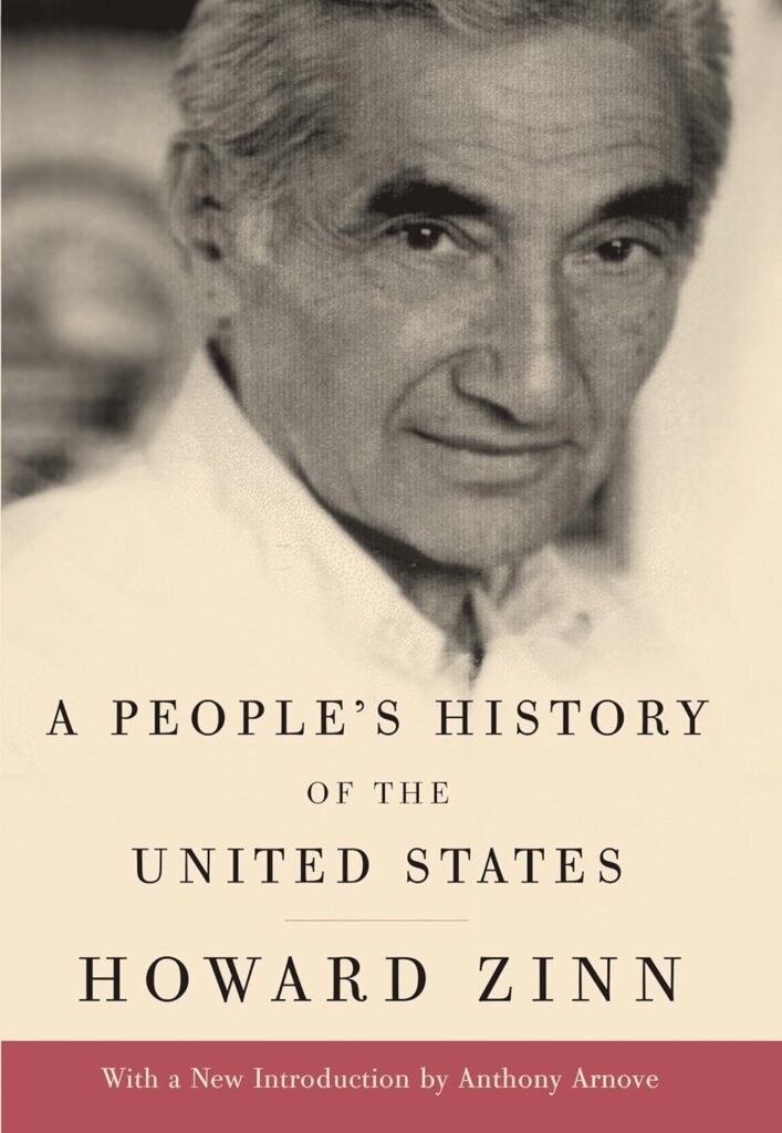 cover of Howard Zinn's "A People's History of the United States." 