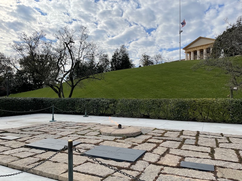 Arligton cementary JFK memorial.