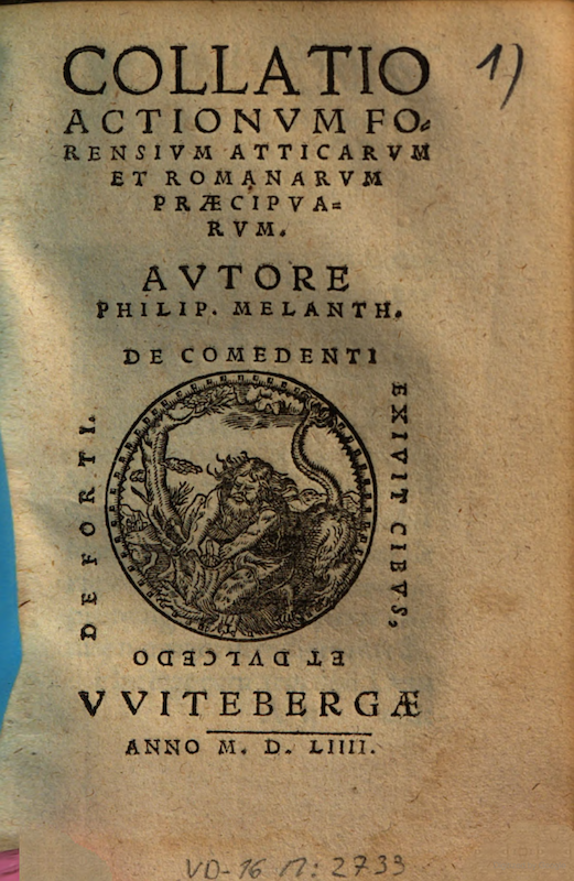 Image of manuscript by Samuel Petit