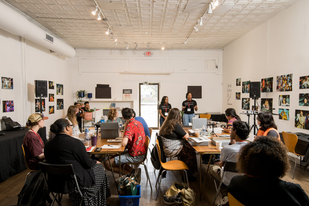 Picture by Michael T. Davis at the Archiving Activism Freedom School