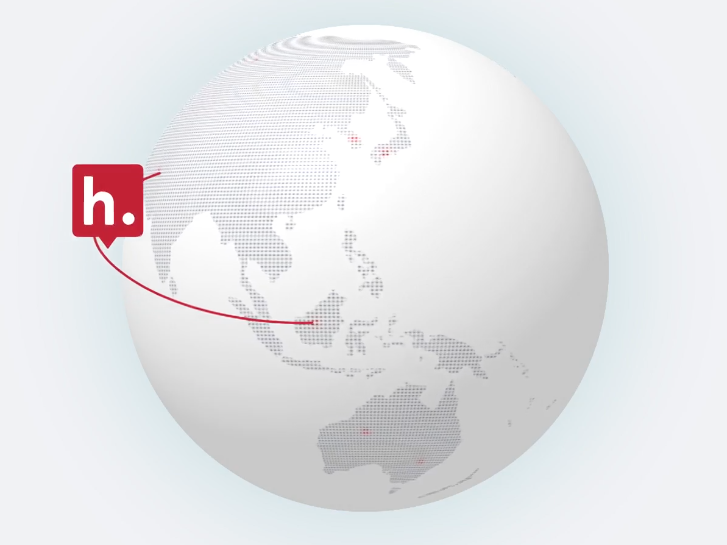 Screenshot of hypothes.is featuring a globe and their logo