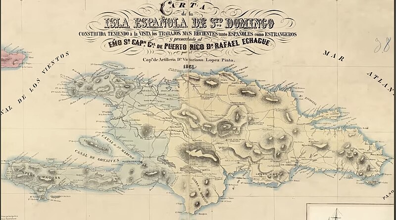 Map of Provincia de santo Domingo 1861 - for An Overlooked Success